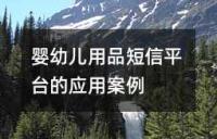 嬰幼兒用品短信平臺的應用案例
